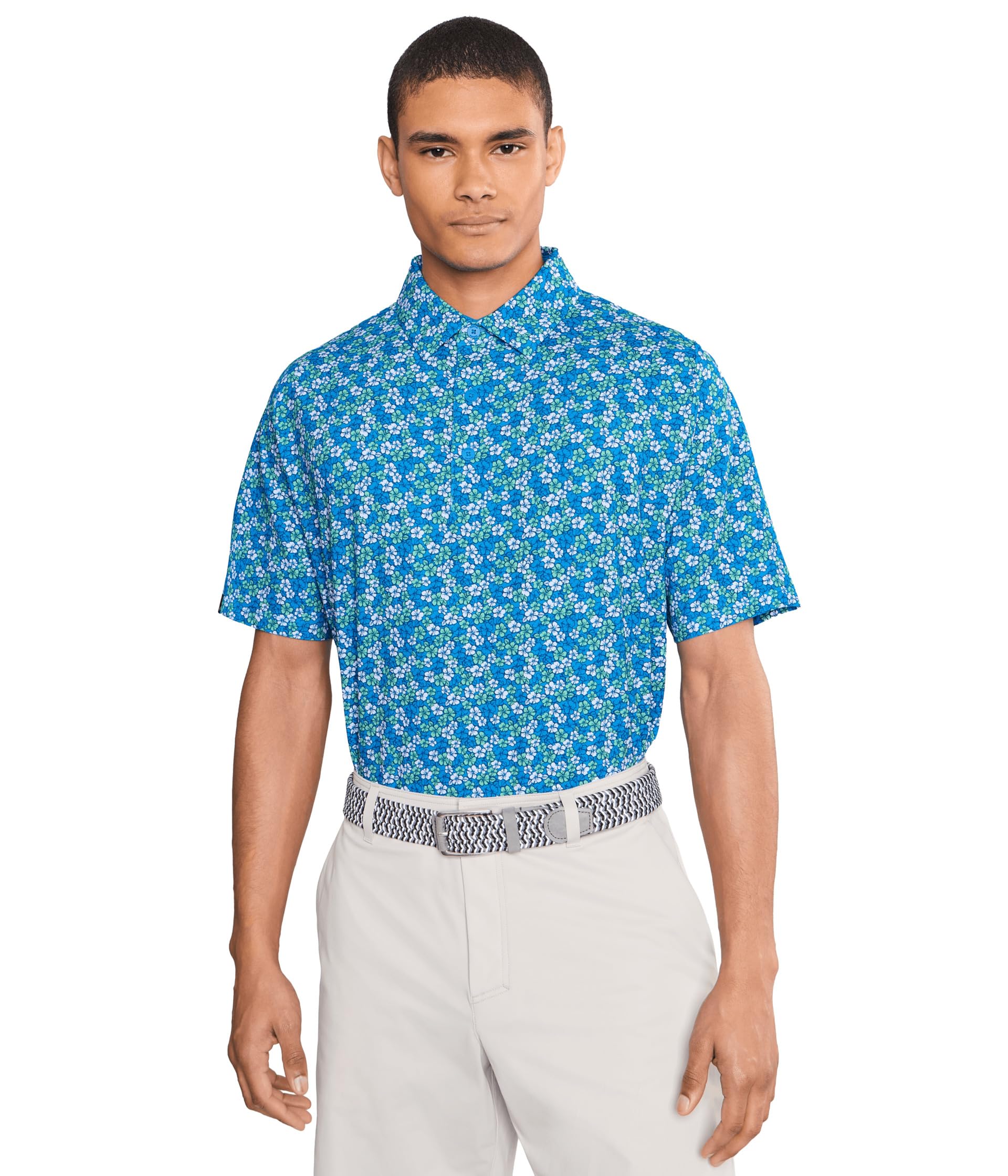 Мужская рубашка-поло Hibiscus Print