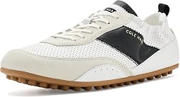 White Leather/Black Suede/Silver Birch Suede