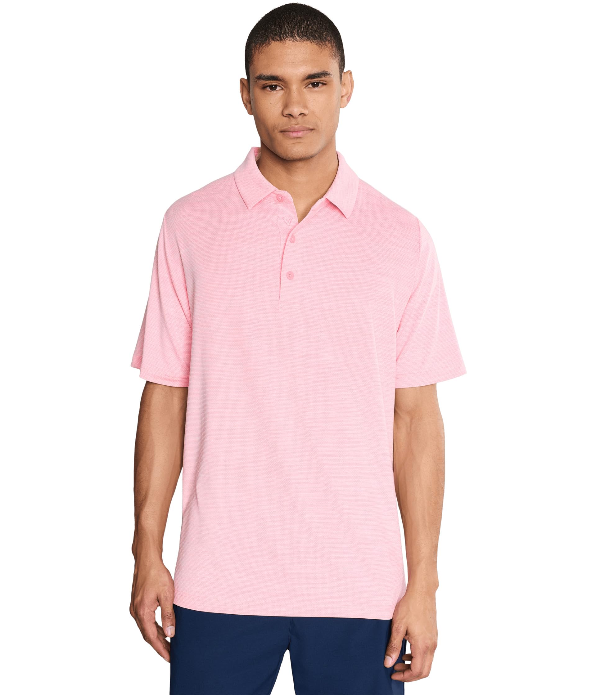 Heather Jacquard Polo