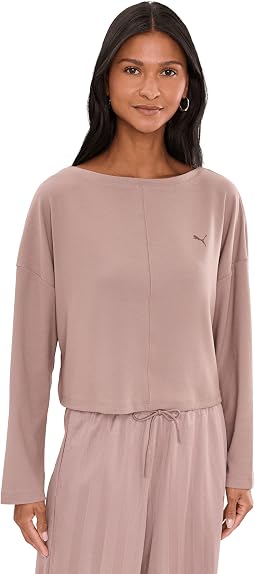 PUMA Женский лонгслив Cloudspun Ribbed Slouchy