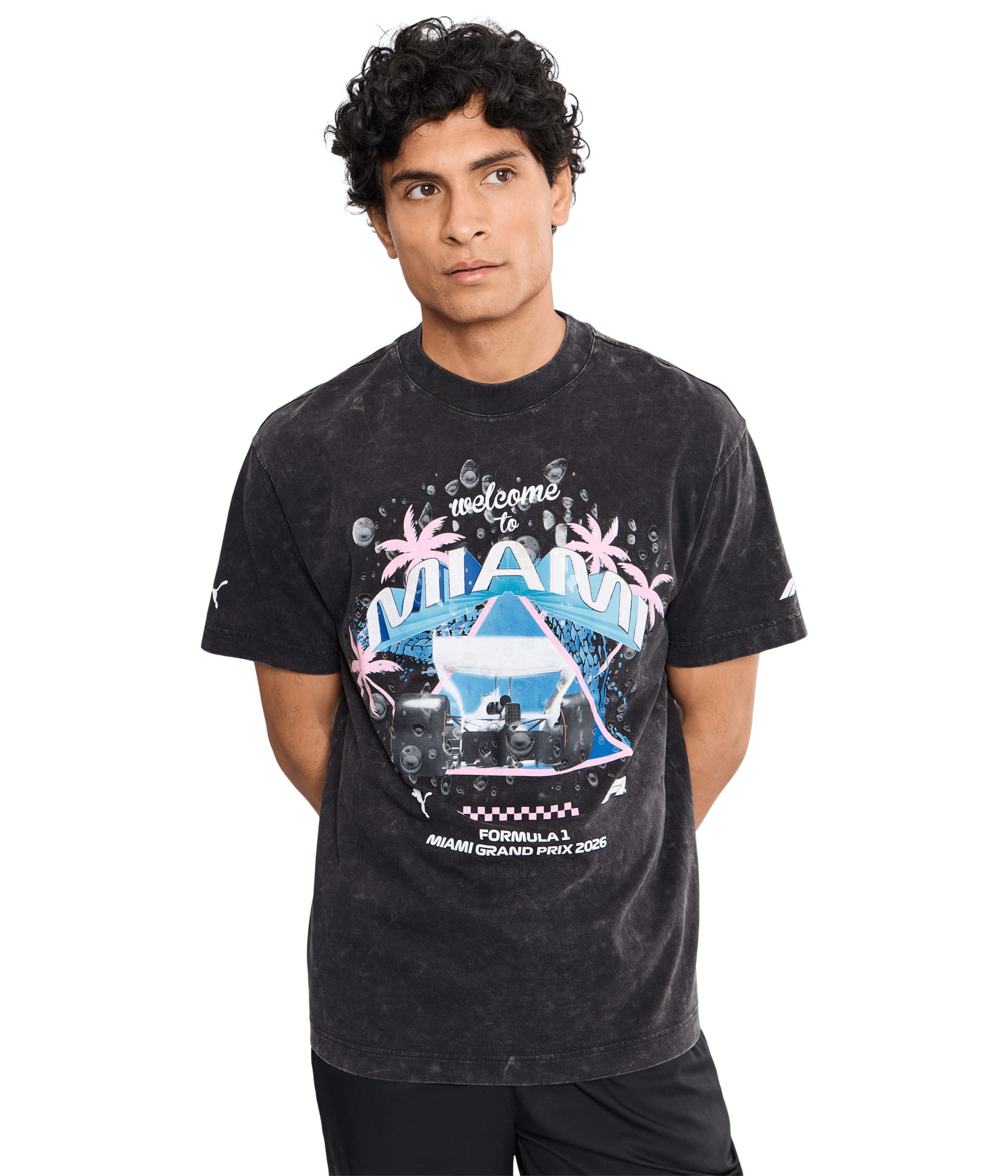 Formula 1 Miami Washed Graphic T-Shirt