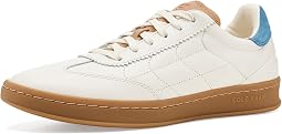Powder/Biscuit Leather/Provincial Blue Suede/Gum