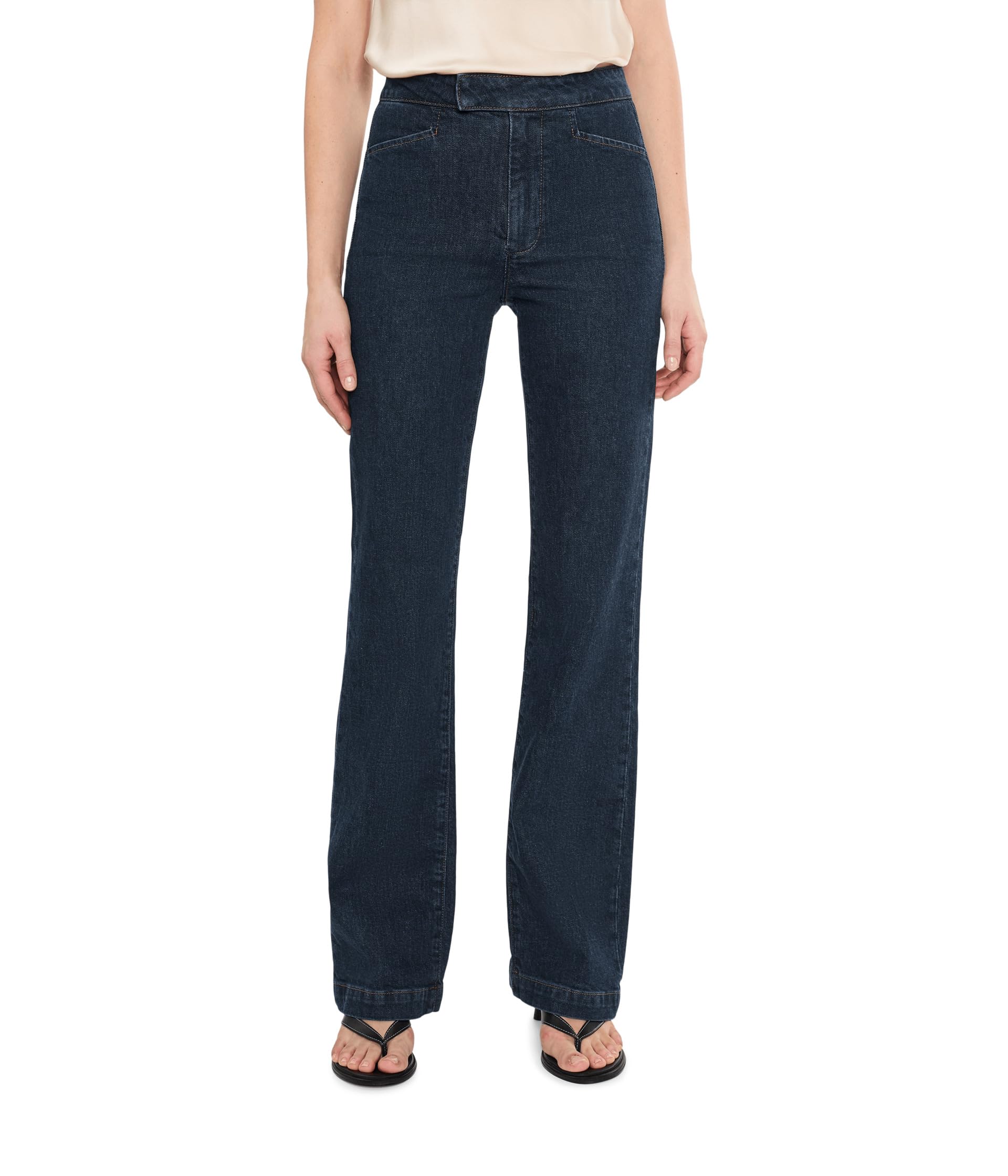 Stevie Bootcut Trousers Jolene Pockets in Ballast