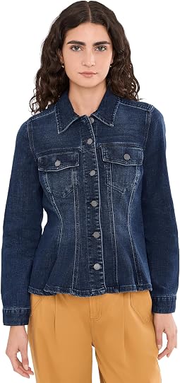 Fit And Flare Denim Trucker Jacket
