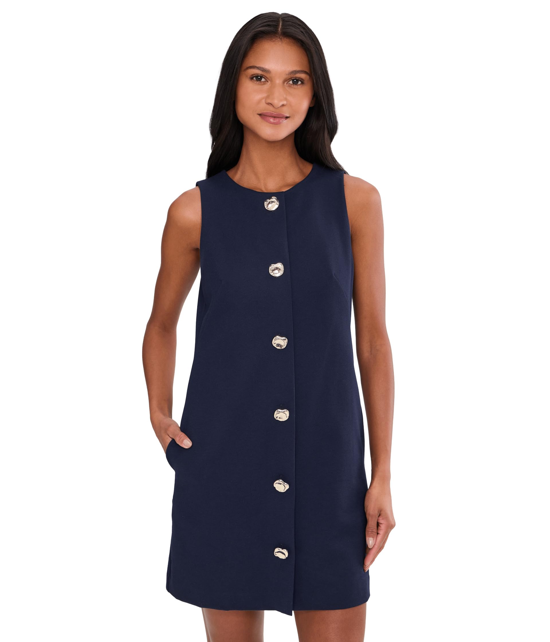 Платье Button Front Sleeveless Trina Turk Женское