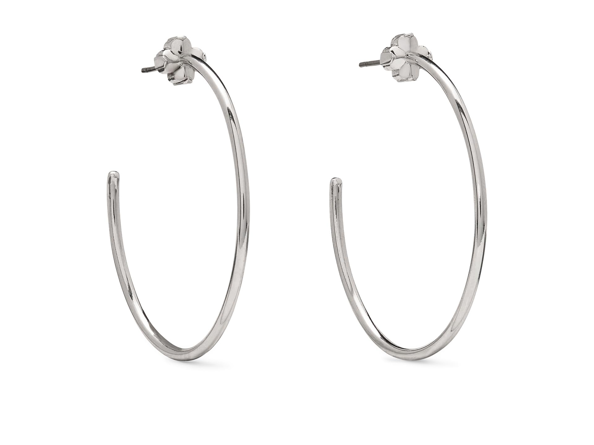 Серьги Kate Spade New York Spade Flower Hoops