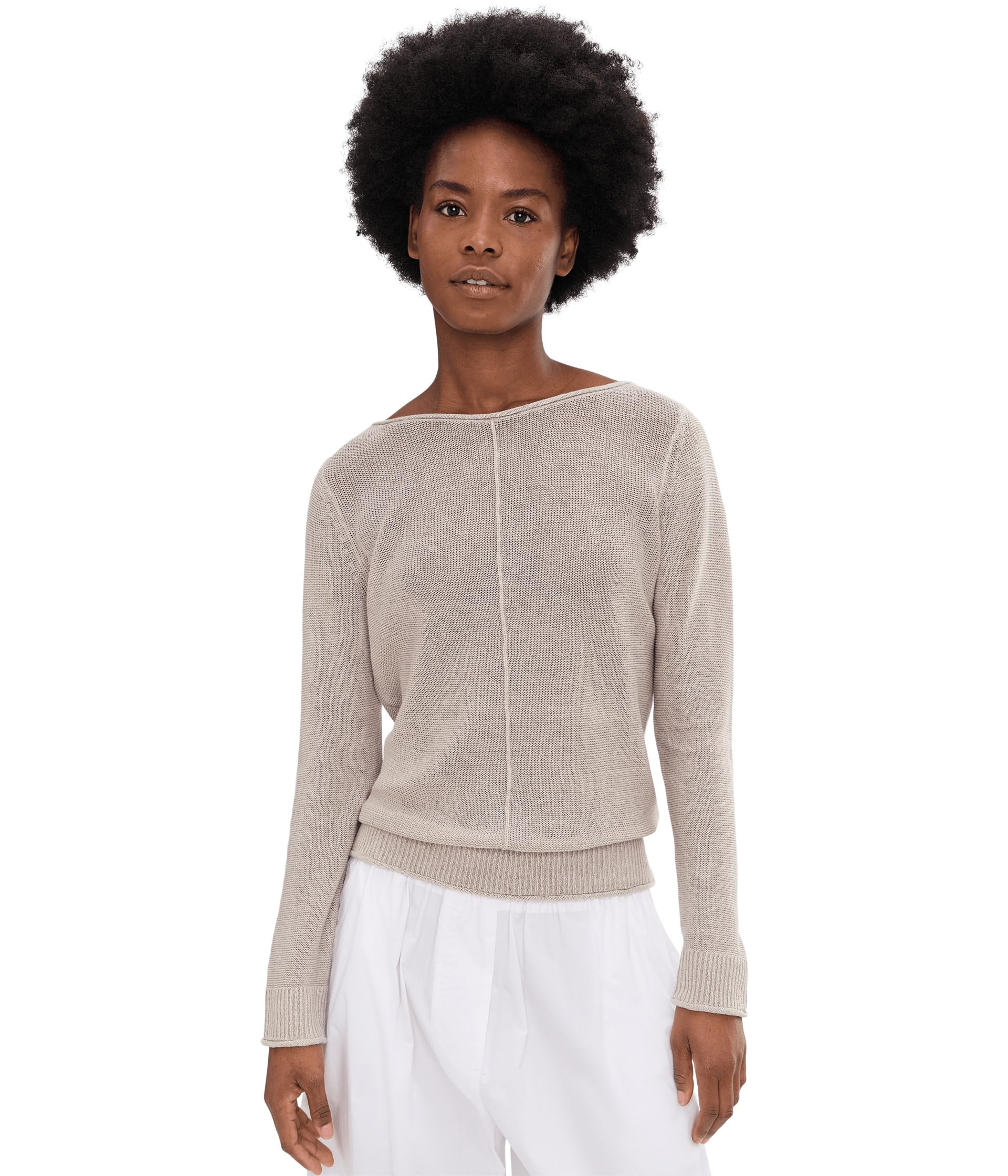 품ս свитер Cedar Linen Bateau Neck