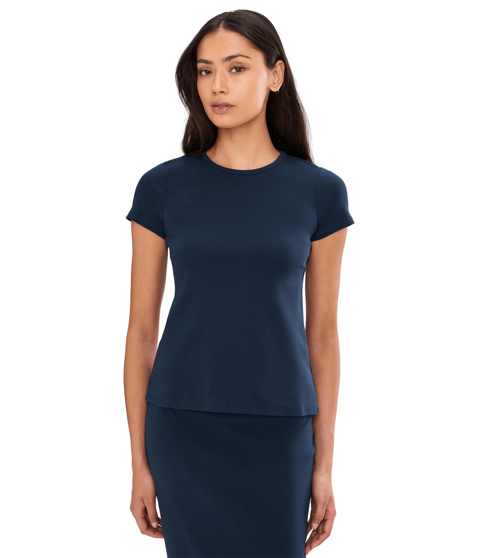 Short Sleeve Shirt with Keyhole Back