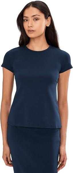Short Sleeve Shirt with Keyhole Back