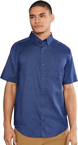 Logan Printed Cotton Short-sleeve Shirt