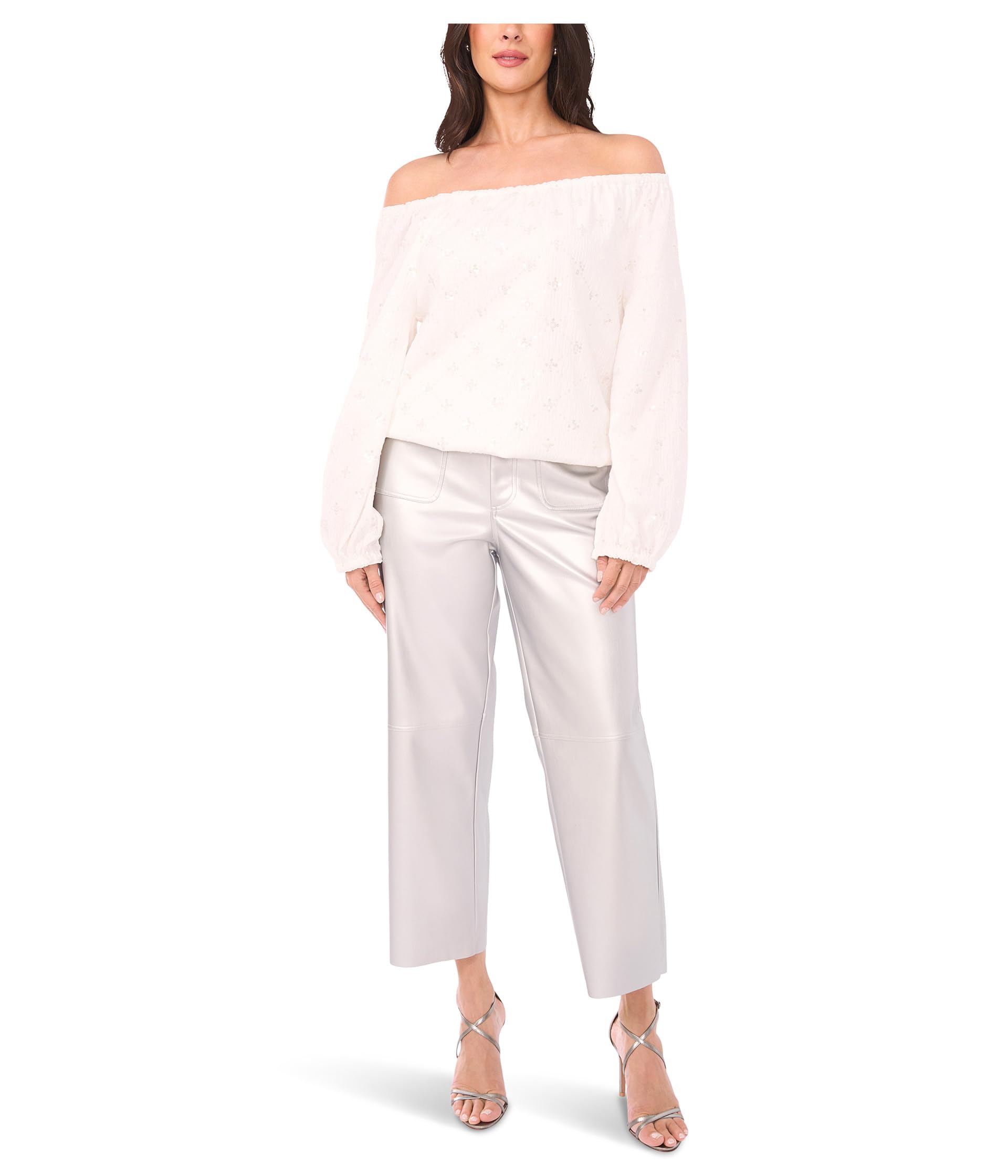 Блузка Vince Camuto Off The Shoulder Long Sleeve