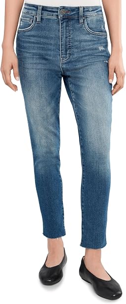 Reese High Rise Fab Ab Straight Leg In Relieve