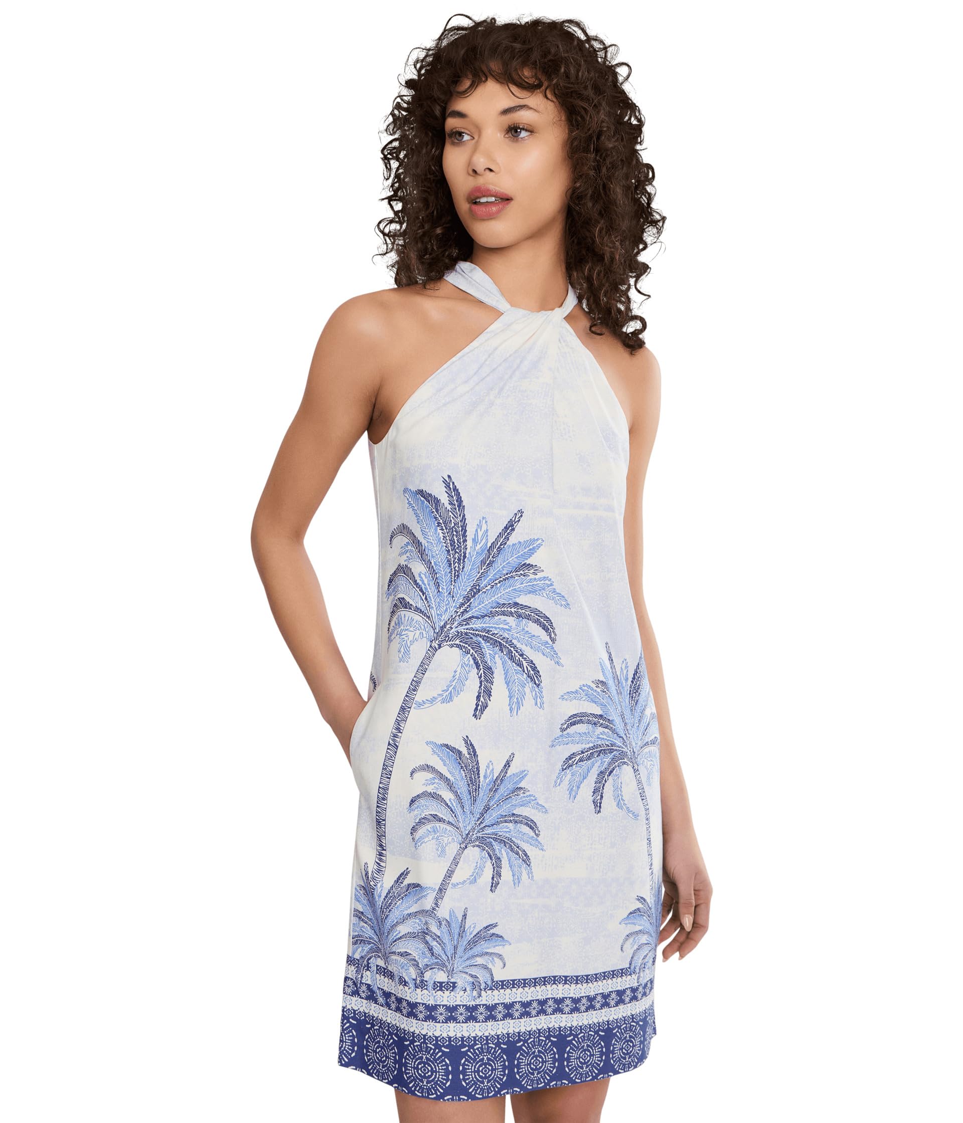 Платье halter Palm Paradise