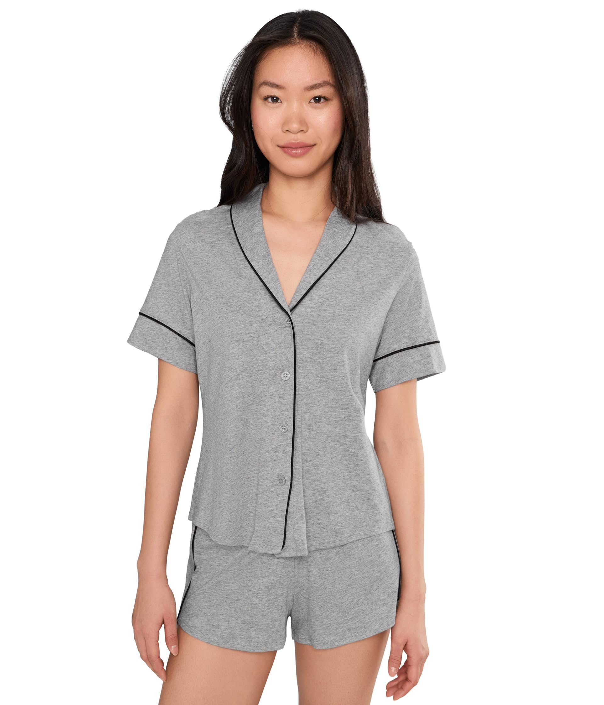 Pima Lusso Shortsleeve Shorts Pj Set