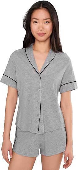 Женский пижамный комплект Cosabella Pima Lusso из шорт и футболок с коротким рукавом