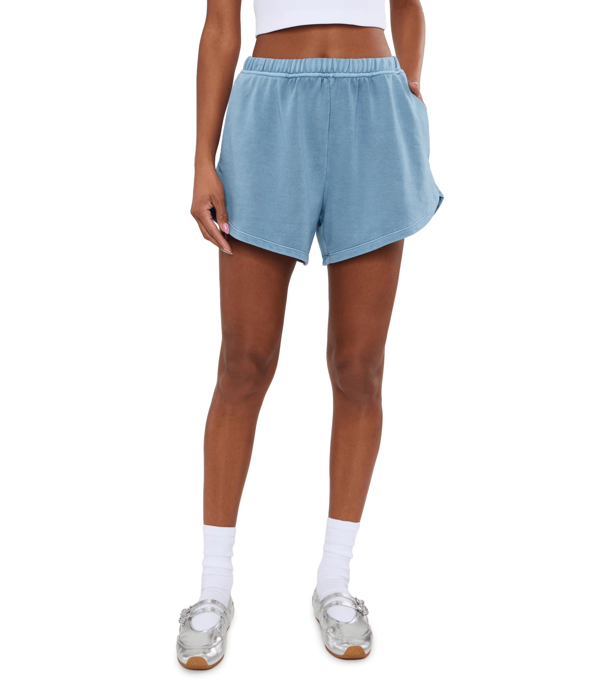 Fade Out Mid-Rise Shorts