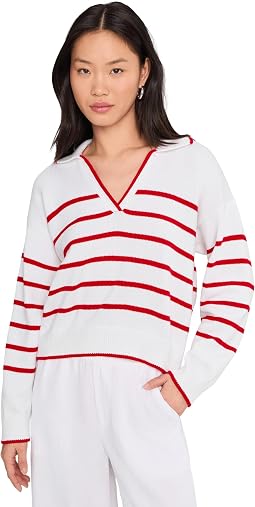 Arden Stripe Polo Sweater