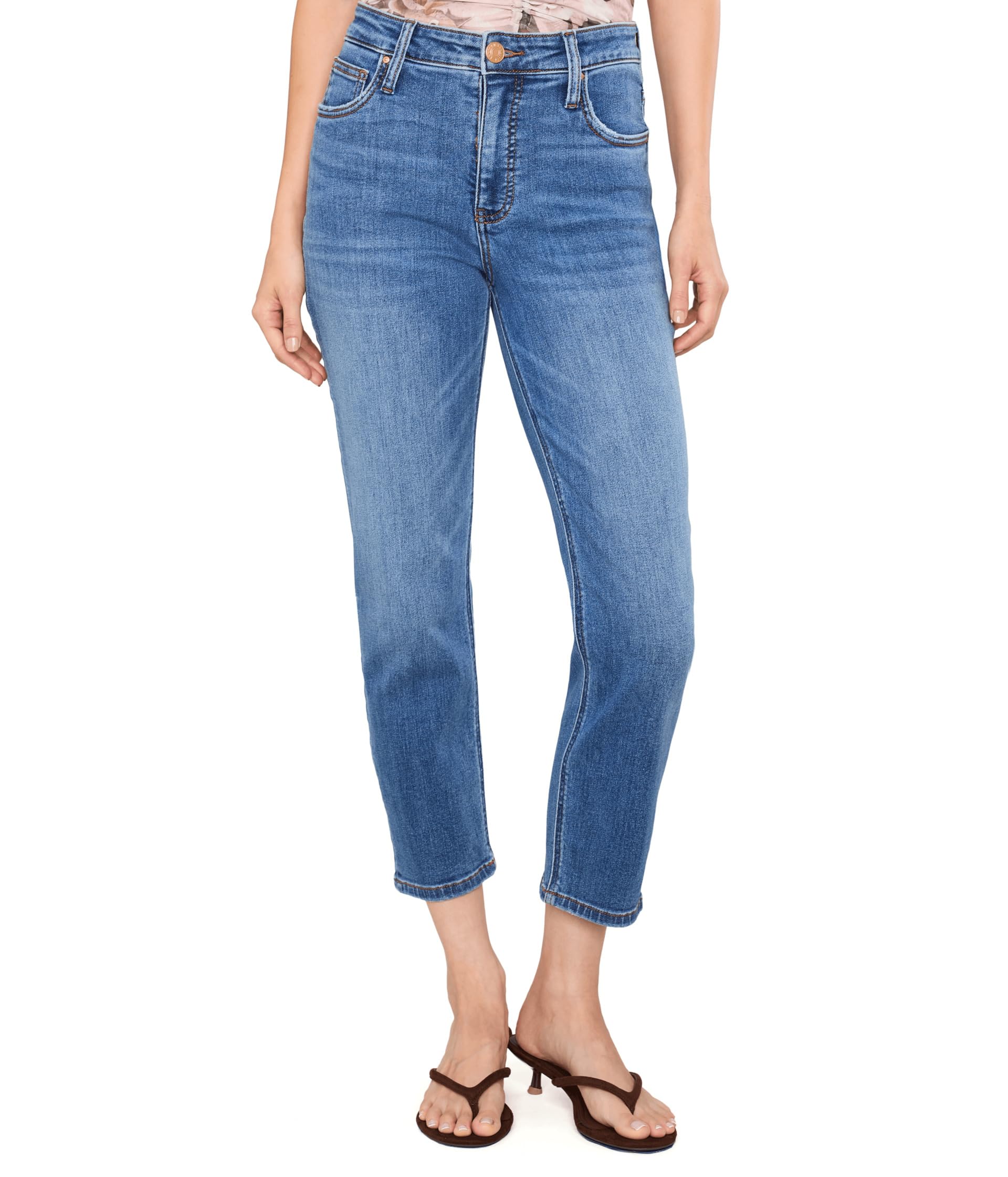 Rachael High-Rise Fab Ab Mom Jeans