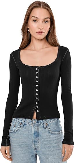 End Game Pointelle Long Sleeve