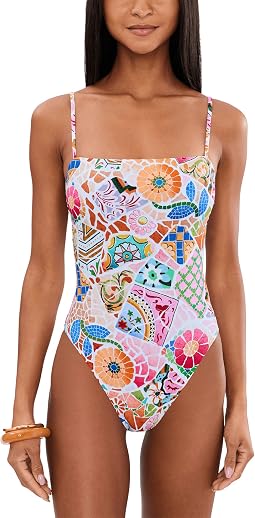 BeachBohème Square Neck One-Piece
