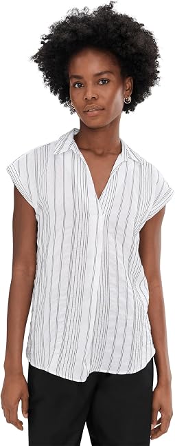 Блузка Relaxed Collar Short Sleeve