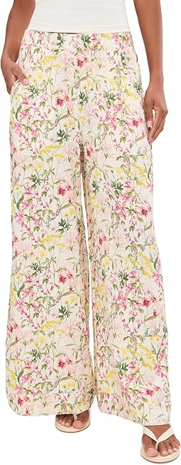 Wide Leg Elastic Waist Pants