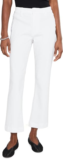 Kelsey High-Rise Flare Pants in White