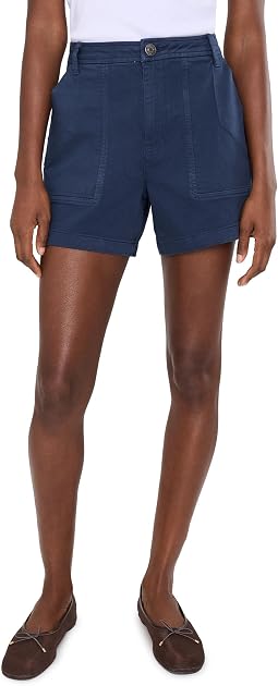 Ashton High-Rise Shorts In Navy
