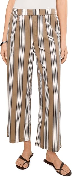 Topaz High-rise Pants In Tan/Navy