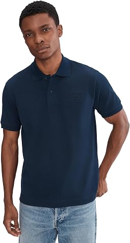 Classic Fit Embossed Branding Polo Shirt
