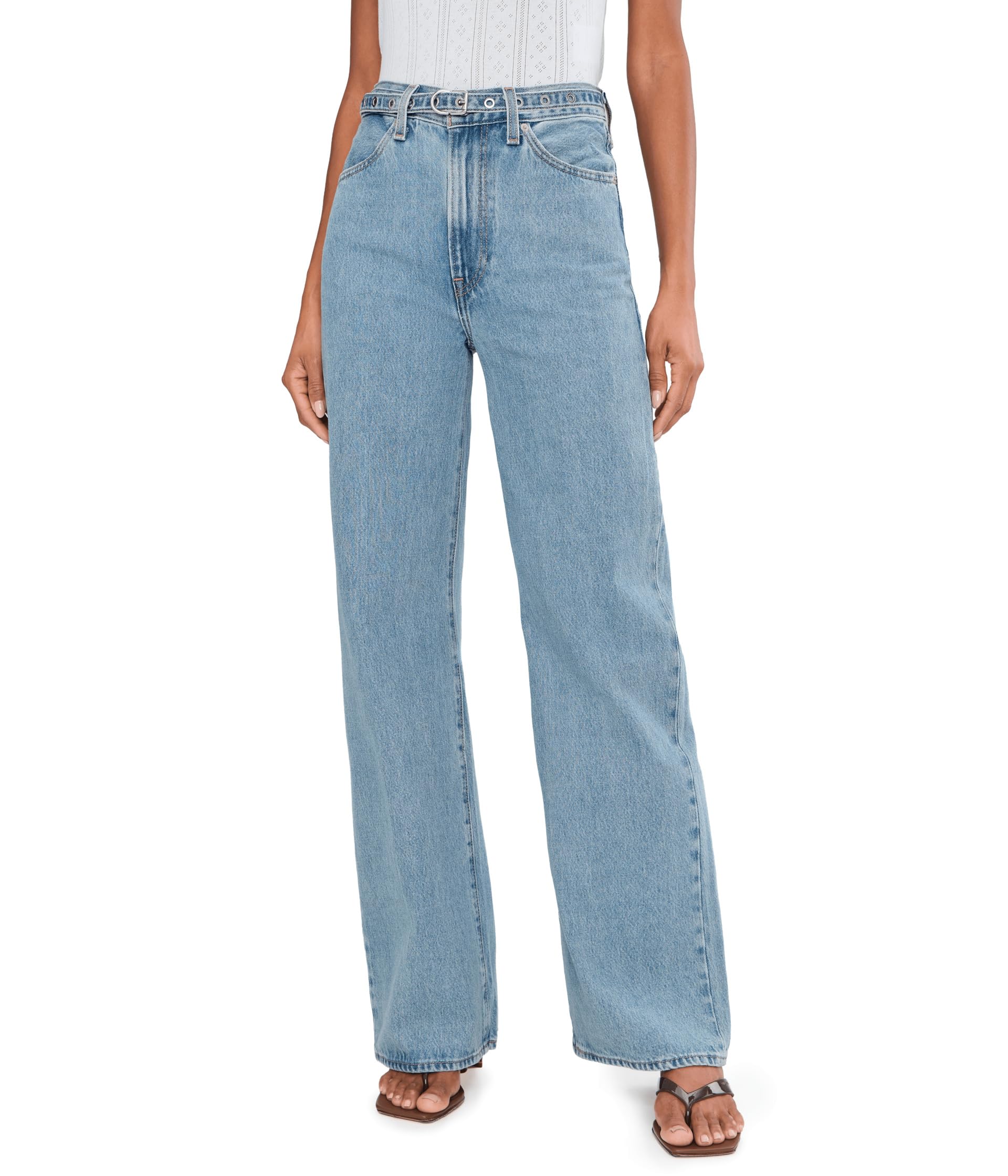 Ribcage Wide Leg Belted