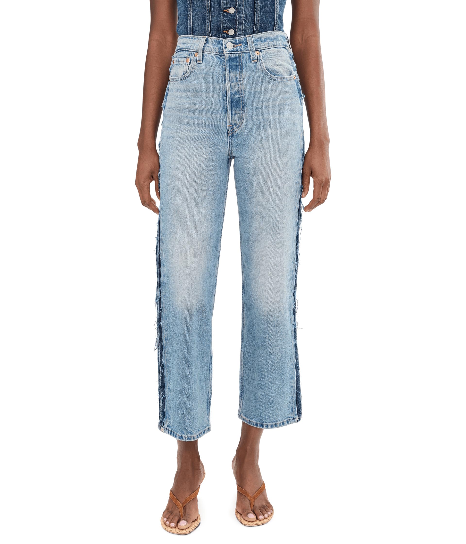Джинсы Levi's® Premium Ribcage Ankle Deconstructed