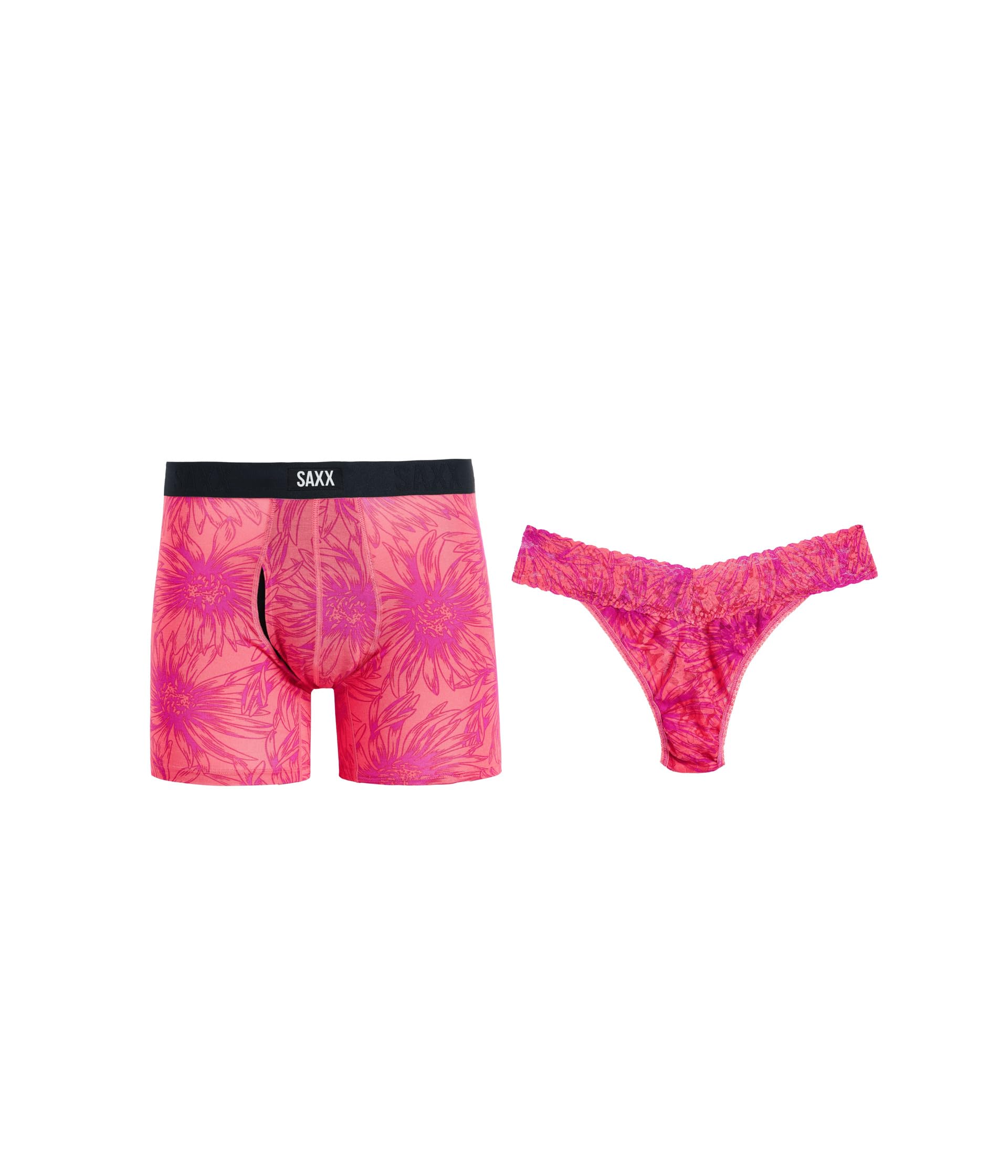 Signature Lace® Original Rise Thong and Saxx Super Soft Vibe Boxer Briefs