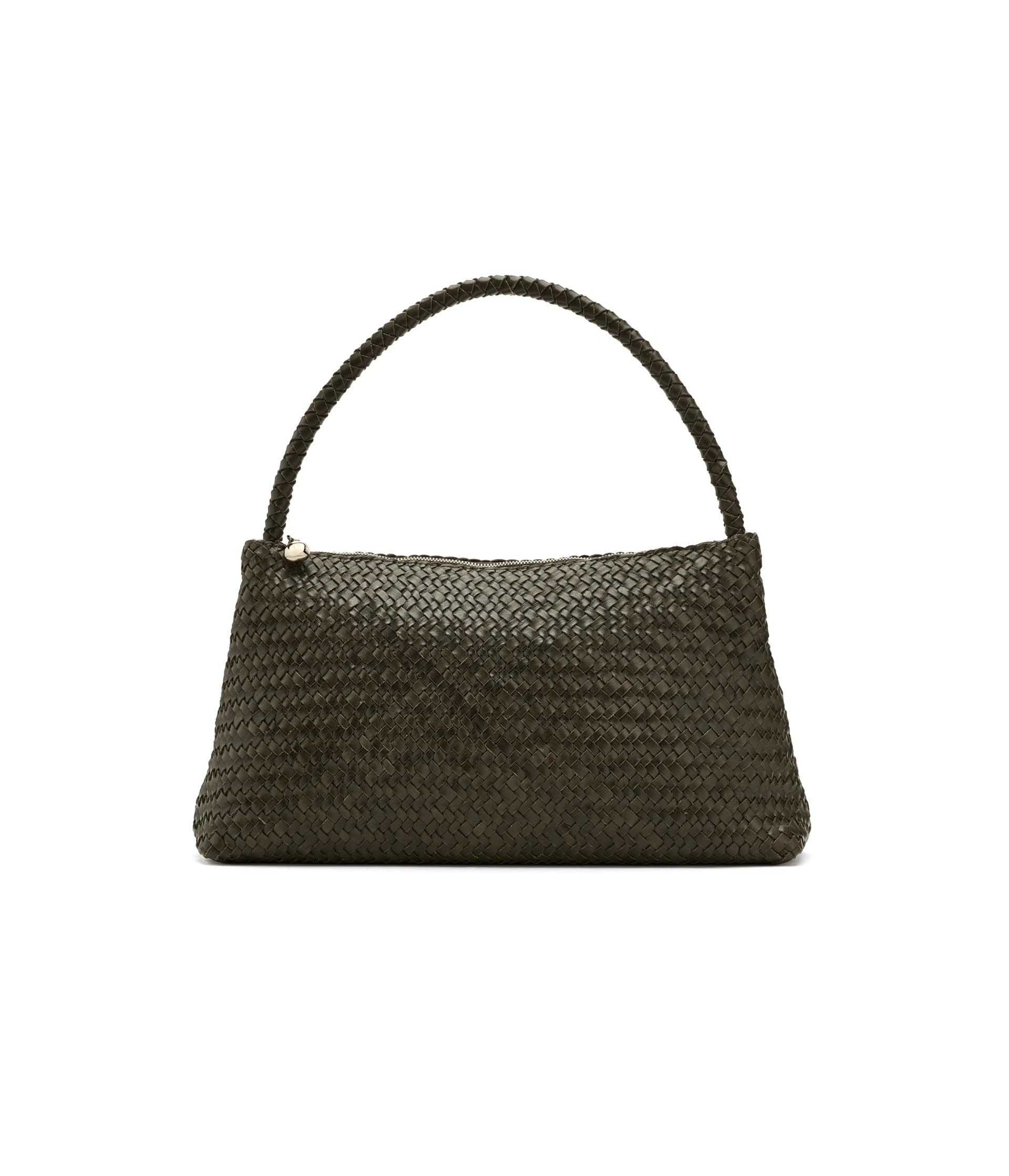 The Signature Woven Zip Top Shoulder Bag
