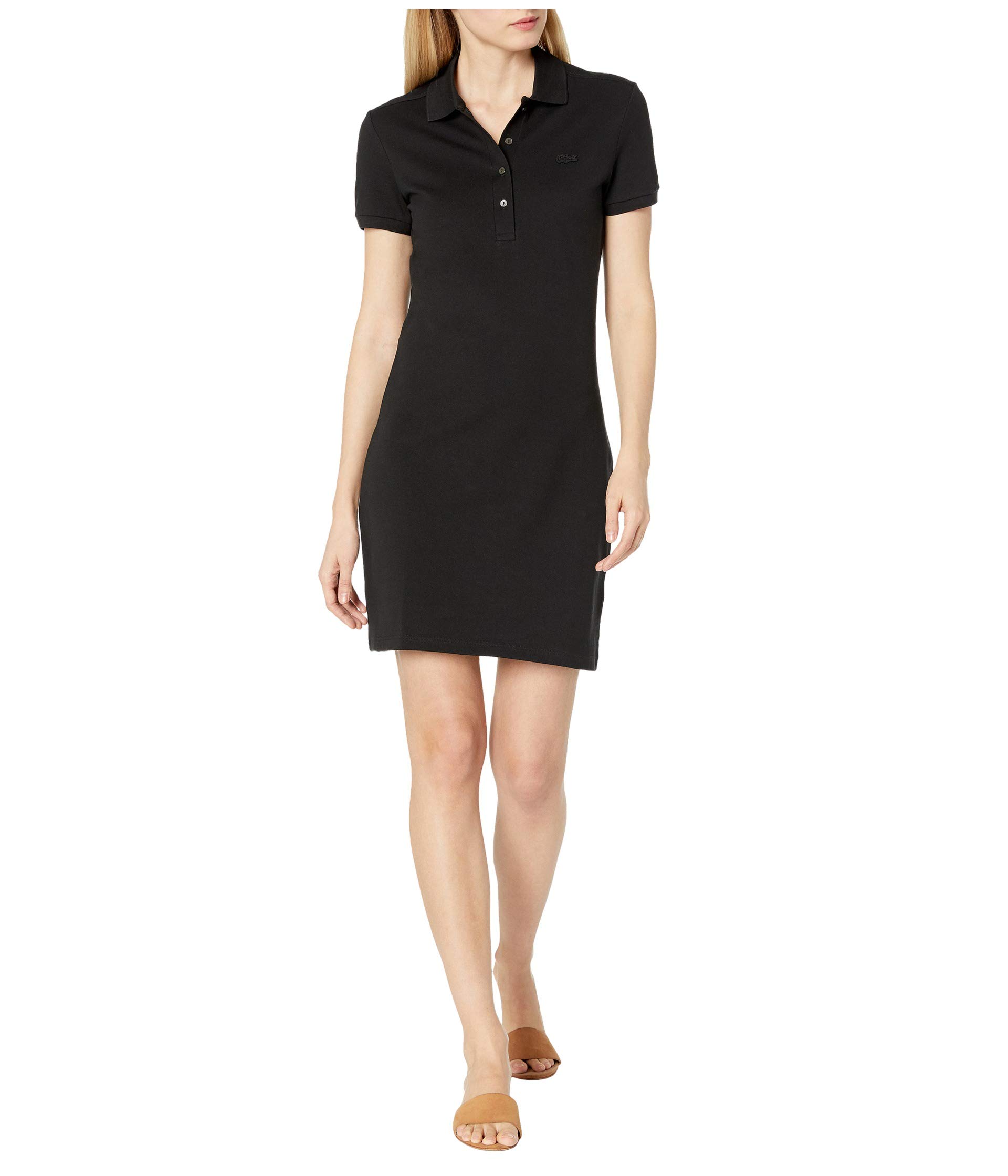 Женское платье Lacoste Short Sleeve Slim Fit Stretch Pique Polo