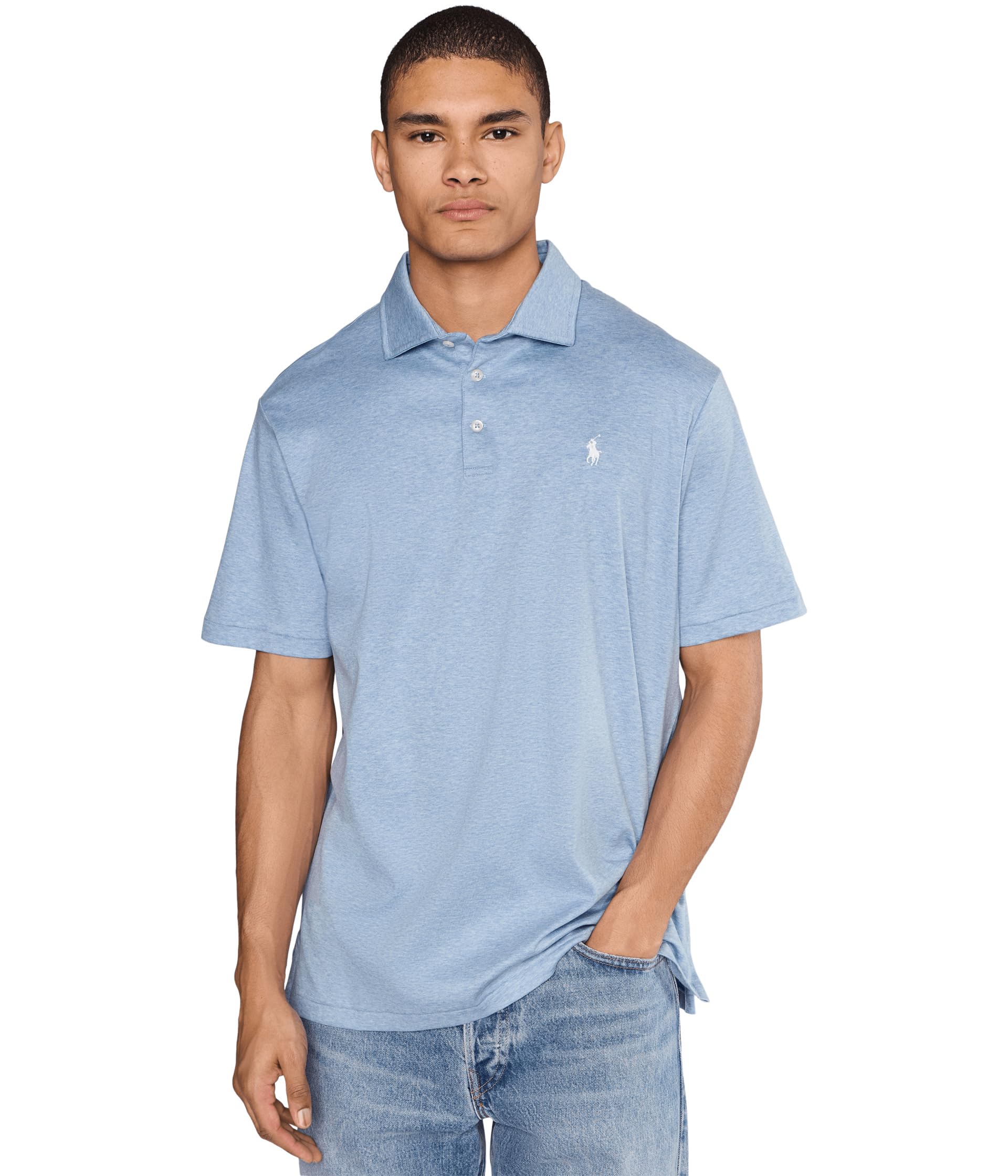Поло из мягкого хлопка Classic Fit