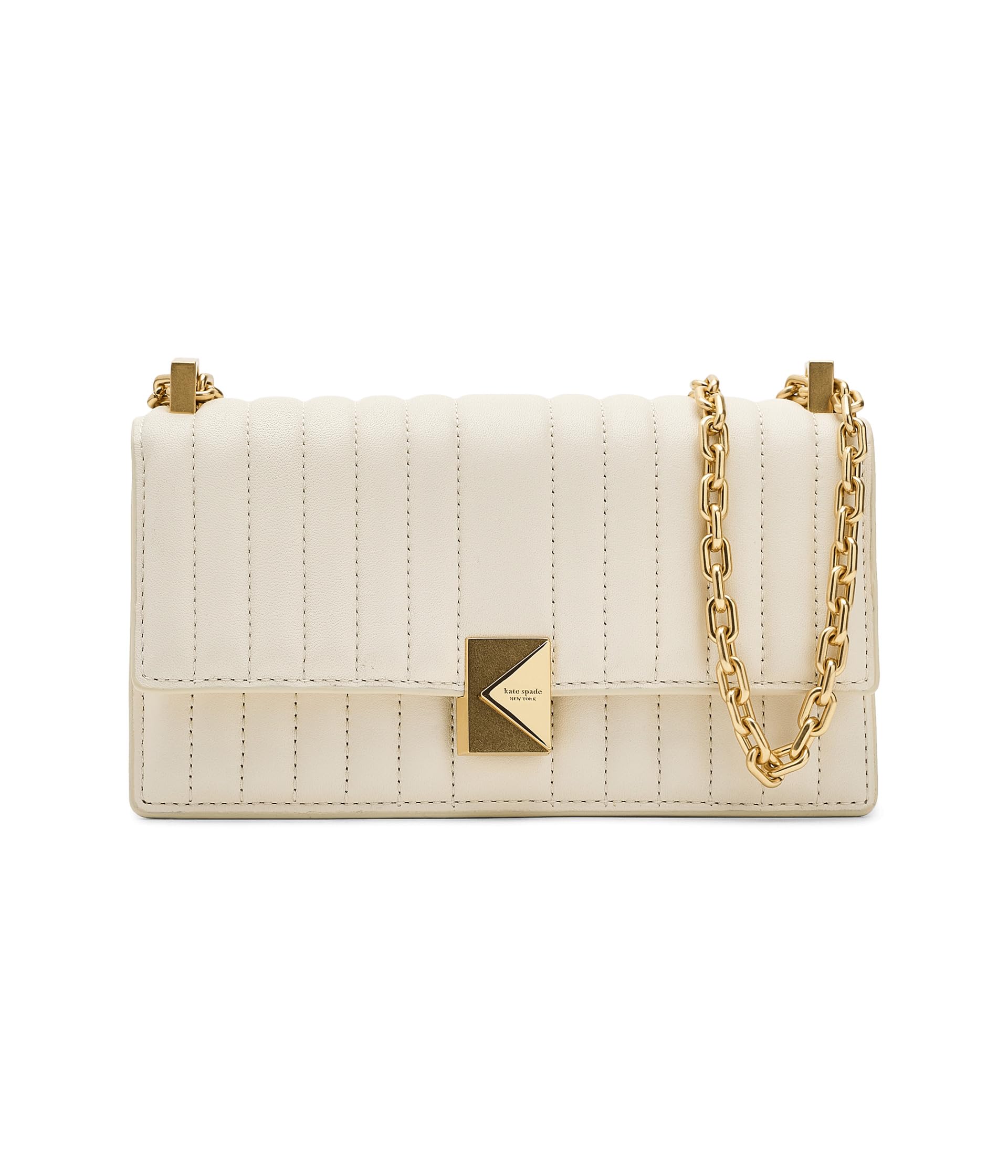 Deco Quilted Leather Mini Flap Chain Crossbody