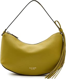 Женская сумка Loop Pebbled Leather Shoulder Bag With Fringe Strap