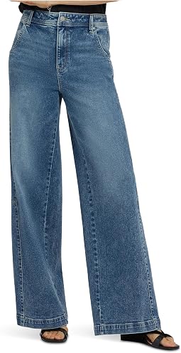 Gracie Wide Leg Jeans in Secret Hollow