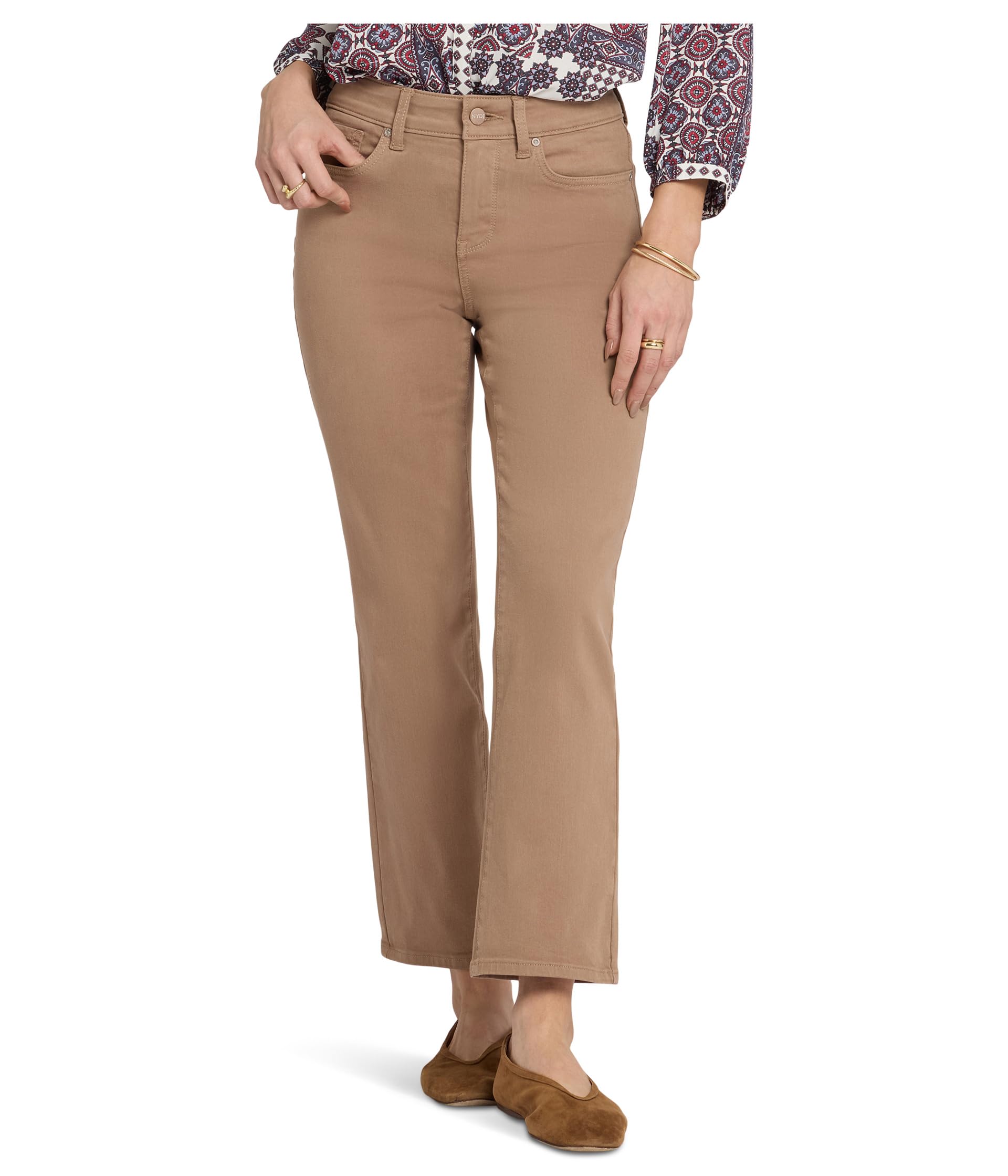 Marilyn Ankle Jeans in Toasted Coconut
