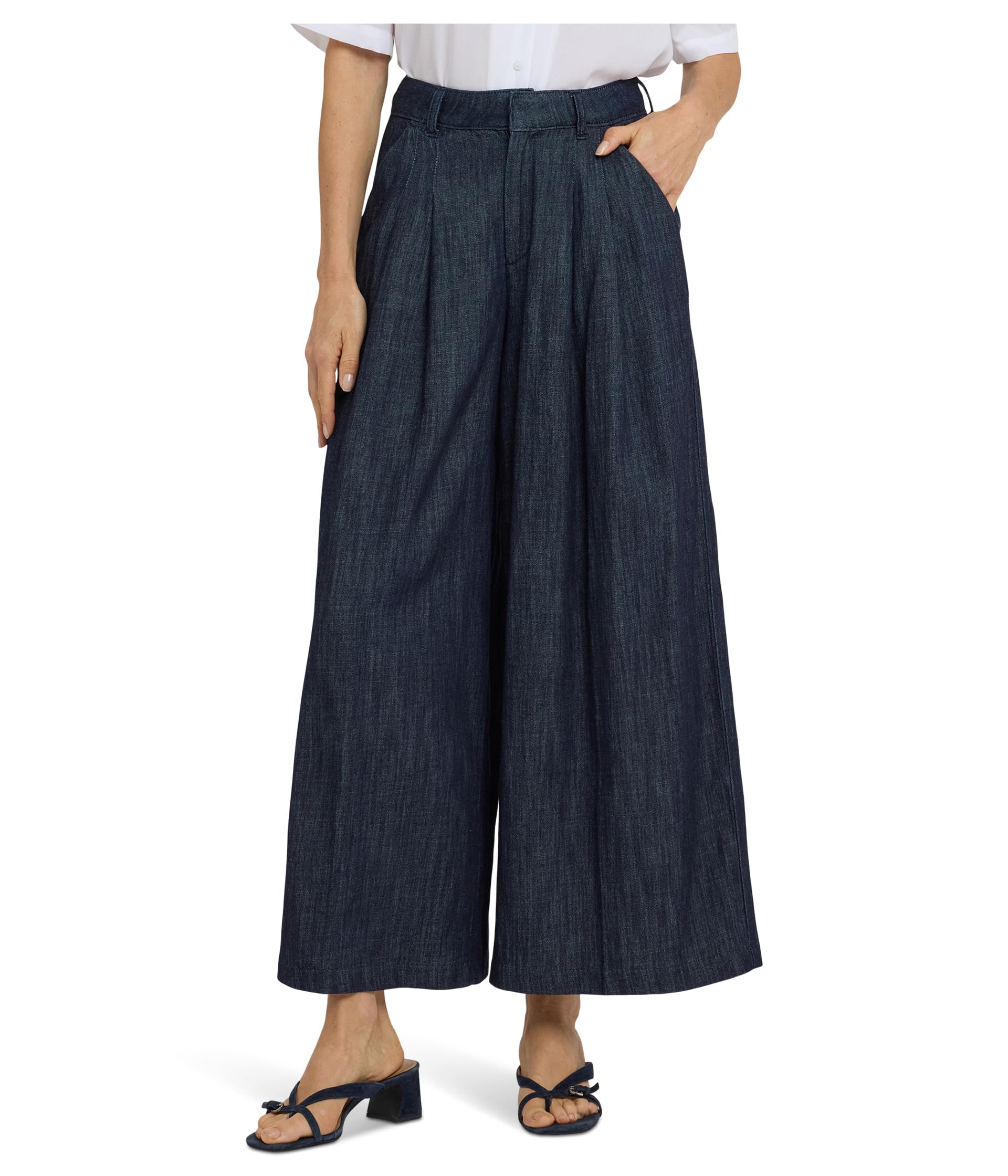 Trouser Ankle Pants in Dark Indigo Женский