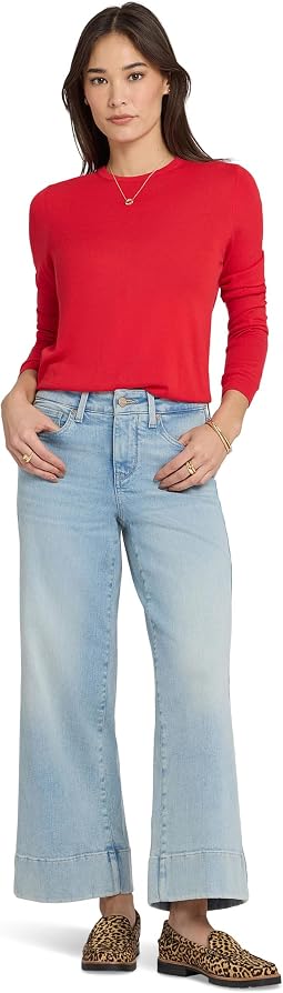 Re-new Denim Wide Leg Jeans in Keys View