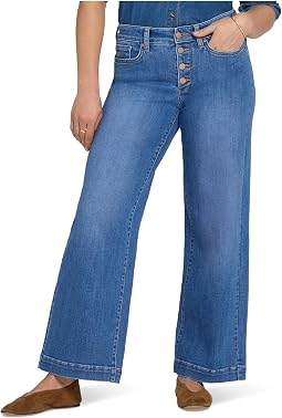 Teresa Wide Leg Jeans in Blue Paradise