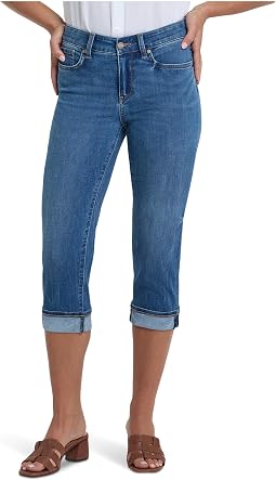 Marilyn Crop Cuff Jeans in Wild River