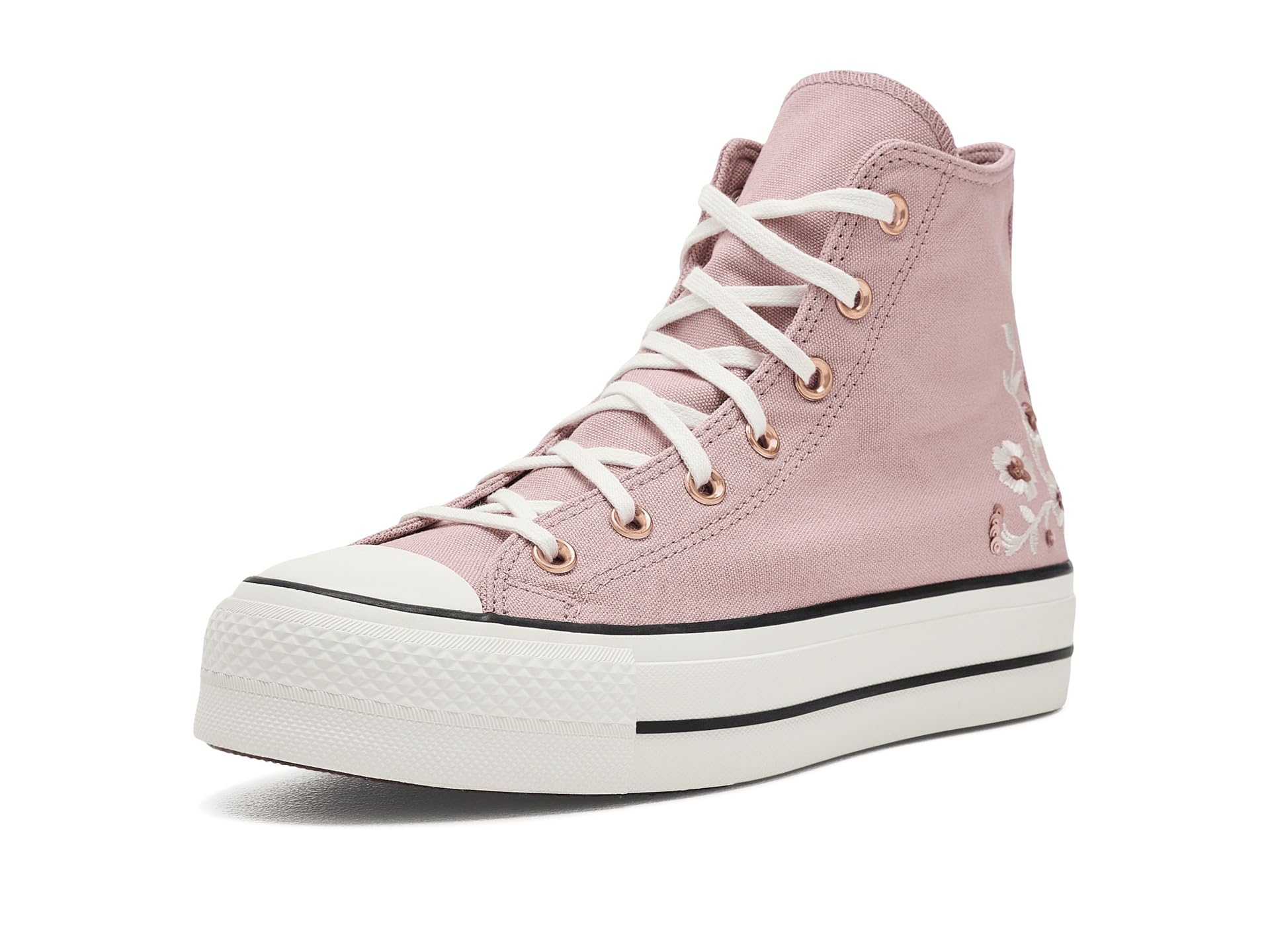Chuck Taylor All Star Lift Platform кроссовки на платформе с пайетками и цветами, высокие