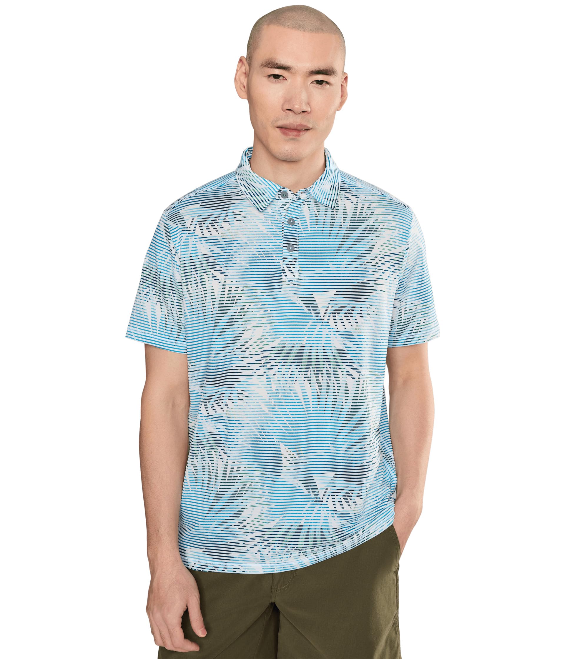 Поло Costa Wave Fiore Fronds Мужской