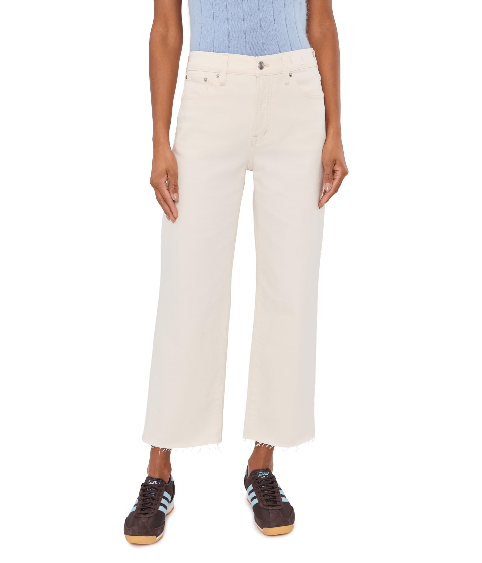 Джинсы The Perfect Vintage Wide-Leg Crop в цвете Vintage Canvas