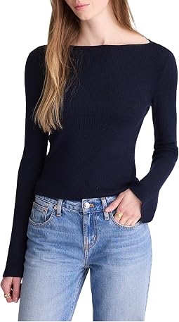 Джемпер Madewell Flared-Sleeve Boatneck Merino Wool-Silk Blend