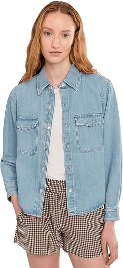 Женская джинсовая рубашка-куртка Airy Denim Relaxed
