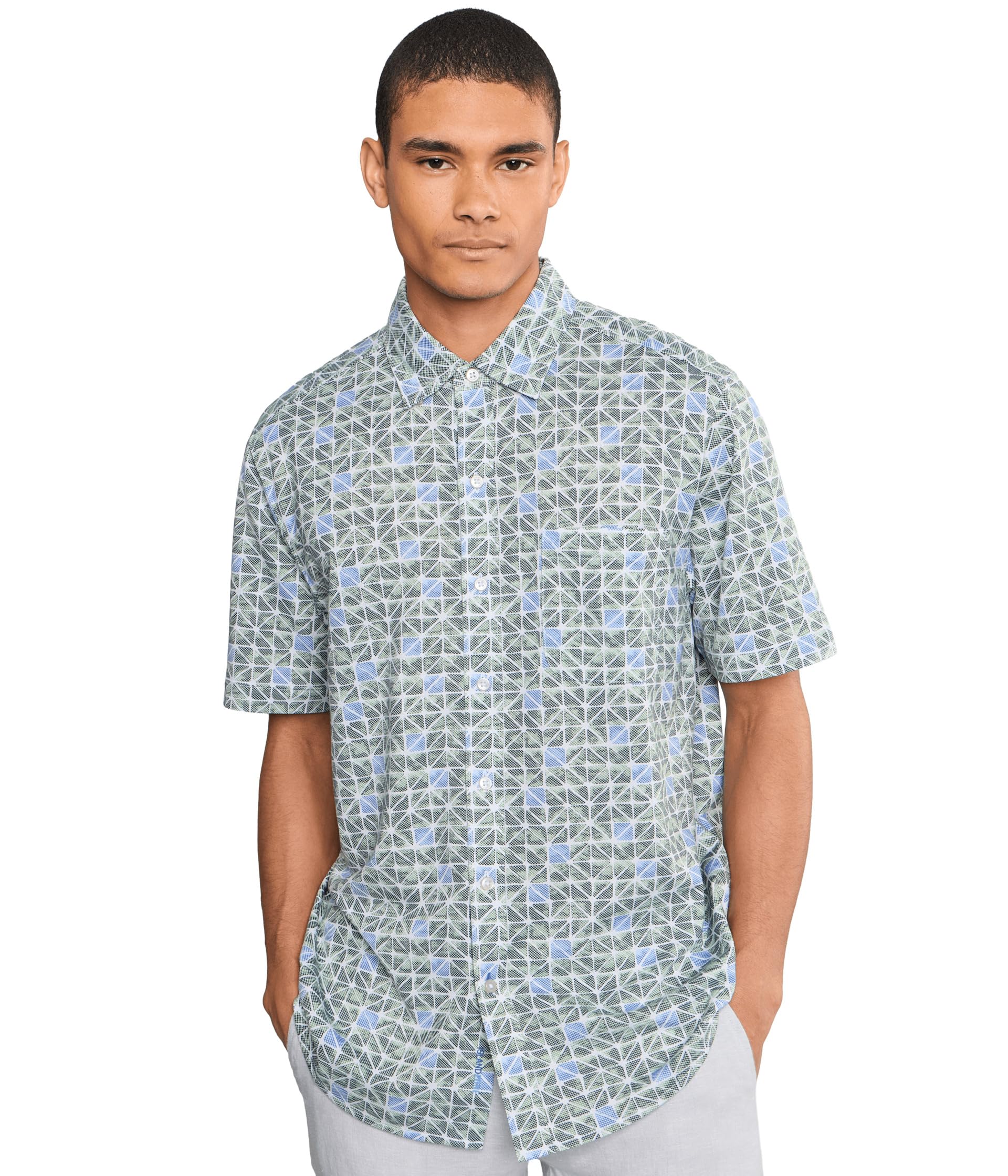 Мужская рубашка San Lucio Sol Geo Short Sleeve